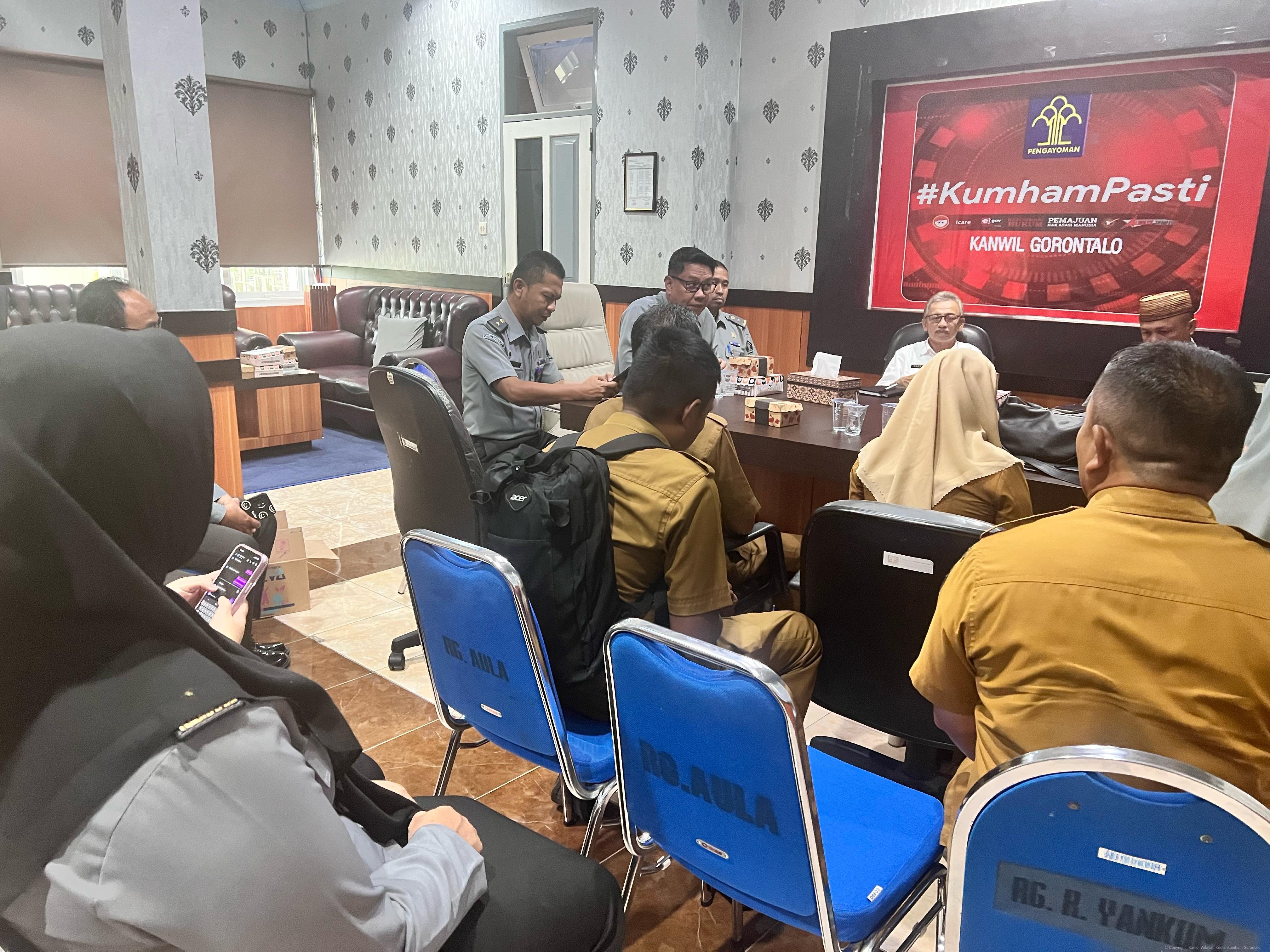 Kemenkum Gorontalo Harmonisasi Dua Ranperbup Kabupaten Boalemo